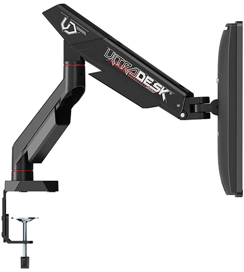 Laikiklis ULTRADESK SWORD Double Regulowany uchwyt na 2 monitory, juoda, 2x12KG, 17"-40"