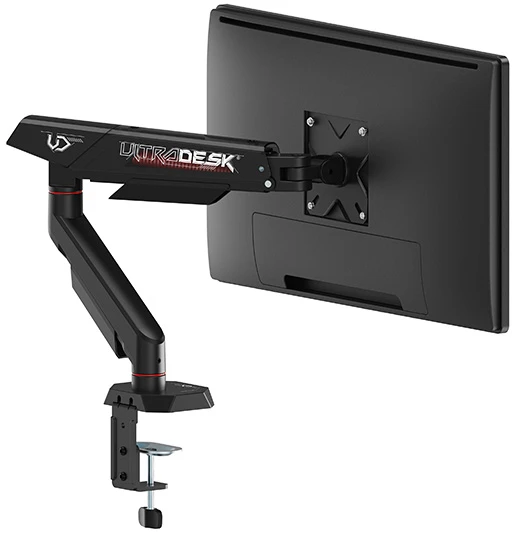 Laikiklis ULTRADESK SWORD Single Regulowany uchwyt na monitorius, juoda, 12KG, 17"-40"