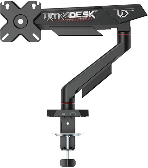 Laikiklis ULTRADESK SWORD Single Regulowany uchwyt na monitorius, juoda, 12KG, 17"-40"