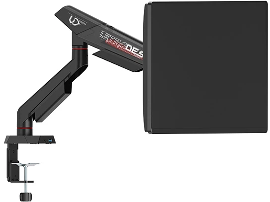 Laikiklis ULTRADESK SWORD Single Regulowany uchwyt na monitorius, juoda, 12KG, 17"-40"