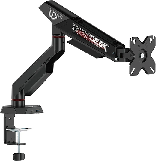 Laikiklis ULTRADESK SWORD Single Regulowany uchwyt na monitorius, juoda, 12KG, 17"-40"