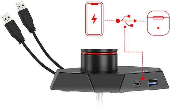 Laikiklis ULTRADESK SWORD Single Regulowany uchwyt na monitorius, juoda, 12KG, 17"-40"