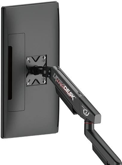 Laikiklis ULTRADESK SWORD Single Regulowany uchwyt na monitorius, juoda, 12KG, 17"-40"