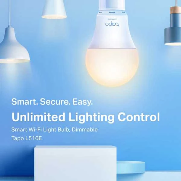 TP-Link Smart LED lemputė TP-Link Tapo L510E Wifi 8,7 W E27 60 W 2700k (2 uds)