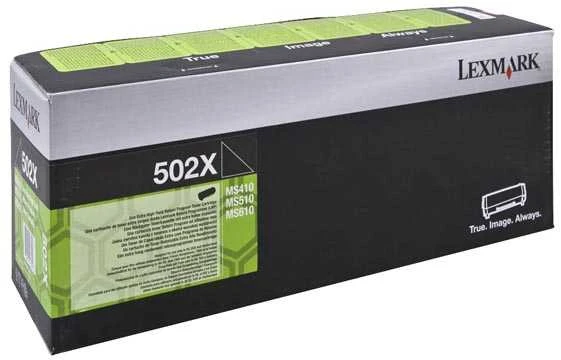 Lexmark 502X (50F2X00) Return, juoda kasetė