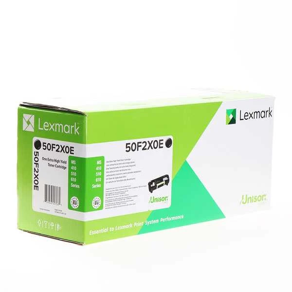 Lexmark 50F2X0E | 502XE itin didelės našumo korporacinė kasetė (10k) | Kasetė | Juodas
