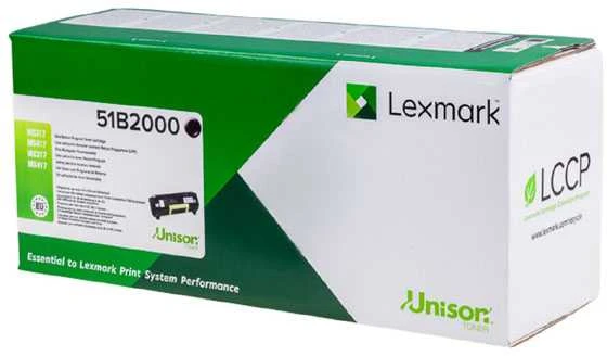 Lexmark MS/MX 3/4/5/617 51B2000 Monochrome lazerinis, Juodas