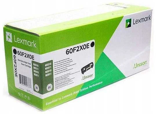 Lexmark 60F2X0E | 602XE itin didelės našumo korporacinė kasetė (20k) | Kasetė | Juodas