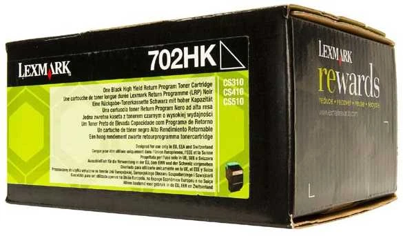 Lexmark 702HK R Cartridge, Juodas, 4000 pages