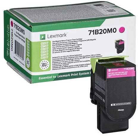 Lexmark grąžinimo programos dažų kasetė | 71B20M0 | Tonerio kasetė | Magenta