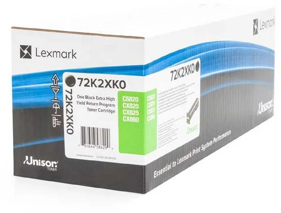 Lexmark Cartrige | 72K2XK0 | Juodas