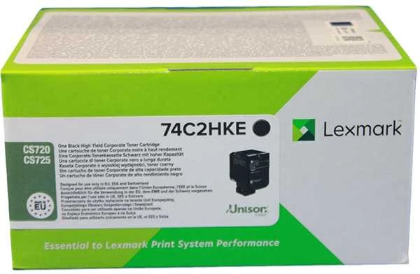 Lexmark Corporate | 74C2HKE | lazerinis Toneris Cartridge | Juodas