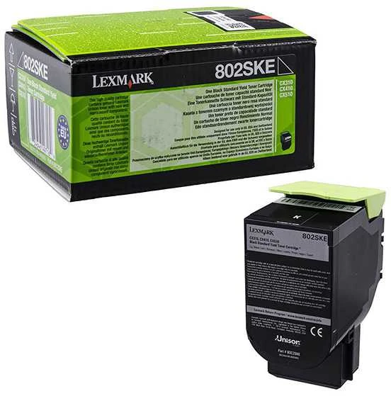 Lexmark 80C2SKE Cartridge, Juodas, 2500 pages