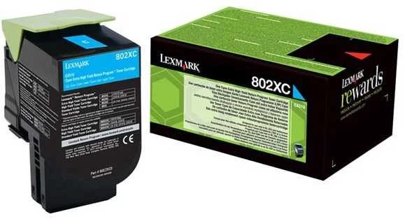 Lexmark 802XC Originalus Žydras 1 vnt