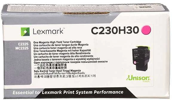 Originalus „Lexmark“ toneris C230H30, rausvai raudonas, 2300s, didelės talpos