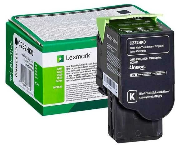 Lexmark C2320K0 tonerio kasetė Originalus Juoda 1 vnt