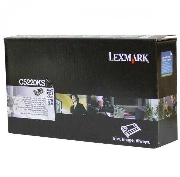 Lexmark (C5220KS) Return, juoda kasetė