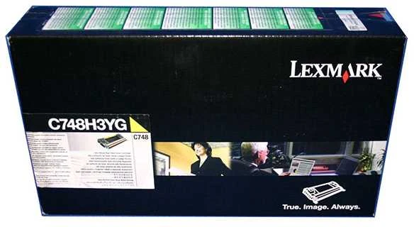 Lexmark C748H3YG kasetė, Geltona, 10000 puslapių