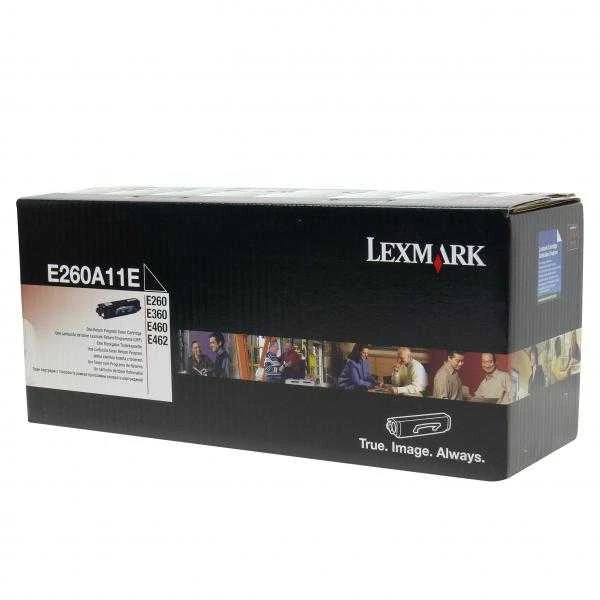 Lexmark E260A11E Cartridge, Juodas, 3500 pages
