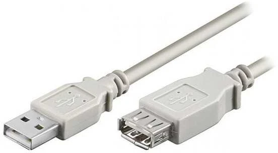 Logotipas USB ilgintuvas (2.0), USB A M - USB A F, 5m, rutulinis