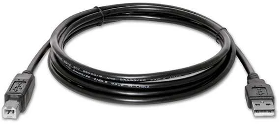 USB kabelis su logotipu (2.0), USB A M - USB B (M), 1.8m, EOL