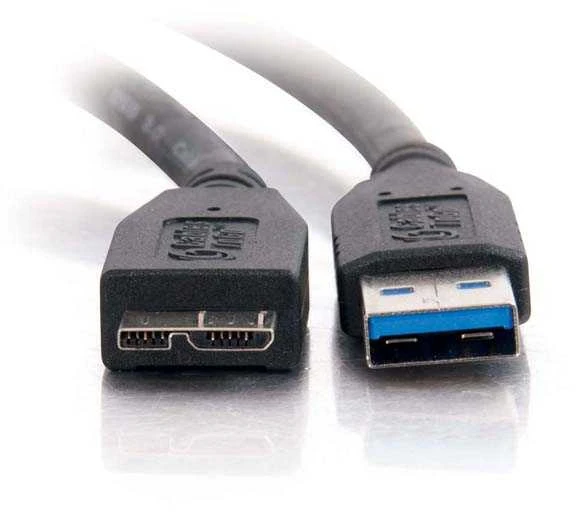 Kabelis USB Logo USB-A - microUSB 2 m Juodas