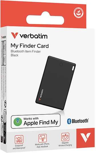 Verbatim My Finder Card Bluetooth juodos spalvos – daiktų ieškiklis MYFCR-01B 32138