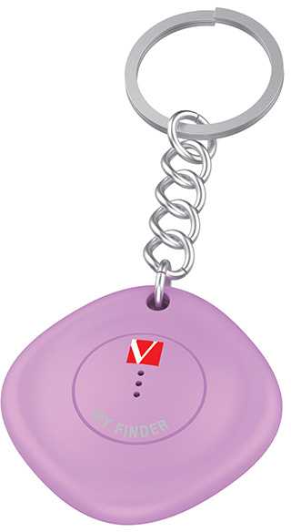 Verbatim 1x3 My Finder Bluetooth juoda balta violetinė MYF-03 32132