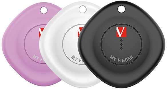 Verbatim 1x3 My Finder Bluetooth juoda balta violetinė MYF-03 32132