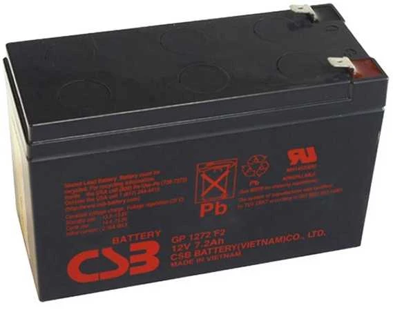 ACC Ilgas F2 švino rūgšties akumuliatorius, skirtas UPS, EZS, EPS, 12V, 7,2Ah, PBCS-12V007,2-F2A, GP1272F2