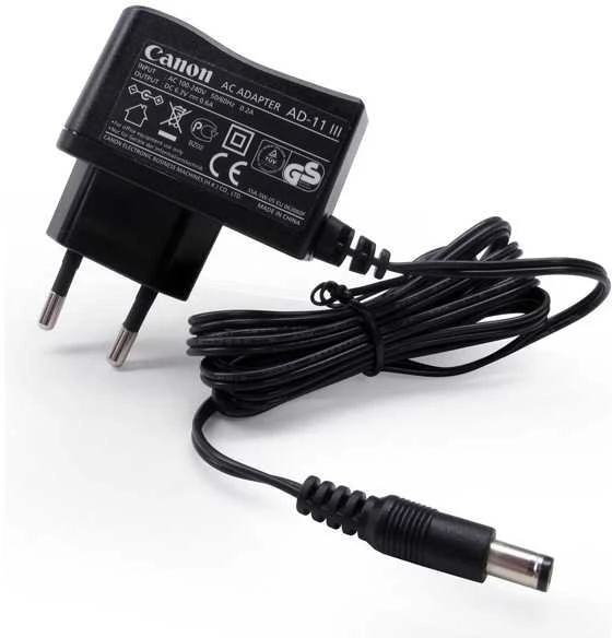 Maitinimo adapteris / maitinimo adapteris, AD-11 III EMEA, 220 V (el.síť), 6 V, 400 mA, skaičiuotuvų maitinimui, „Canon“, visų tipų skaičiuotuvams