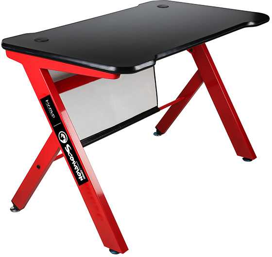 Žaidimų stalas Marvo DE-03 Gaming Desk, su RGB pašvietimu