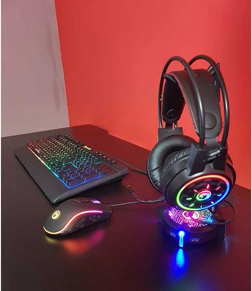 Klaviatūra Marvo CM305 + ausinės (CM305 CZ / SK)