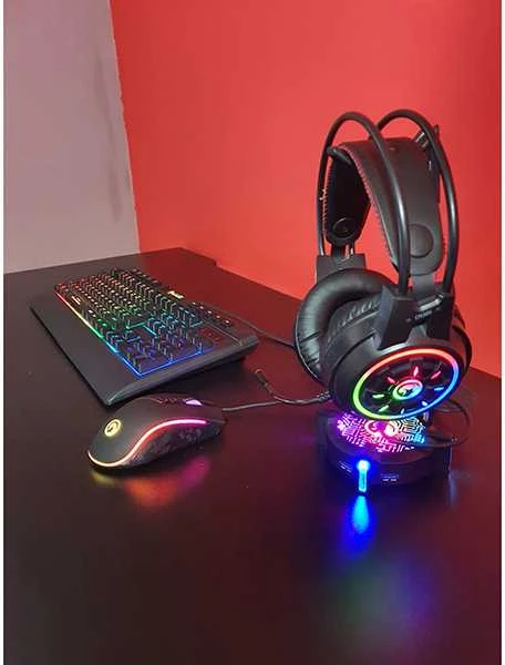 Klaviatūra Marvo CM305 + ausinės (CM305 US)