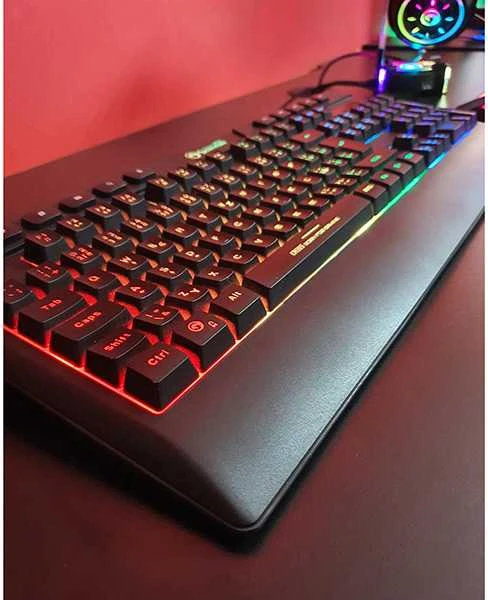 Klaviatūra Marvo CM305 + ausinės (CM305 US)