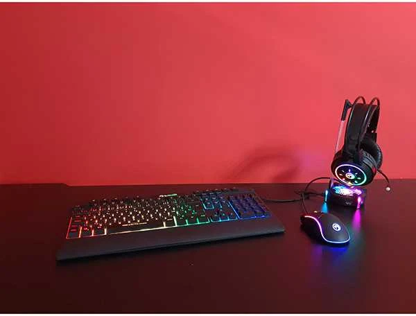 Klaviatūra Marvo CM305 + ausinės (CM305 CZ / SK)