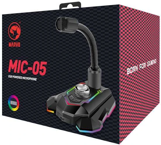 Mikrofonas Marvo MIC-05 RGB