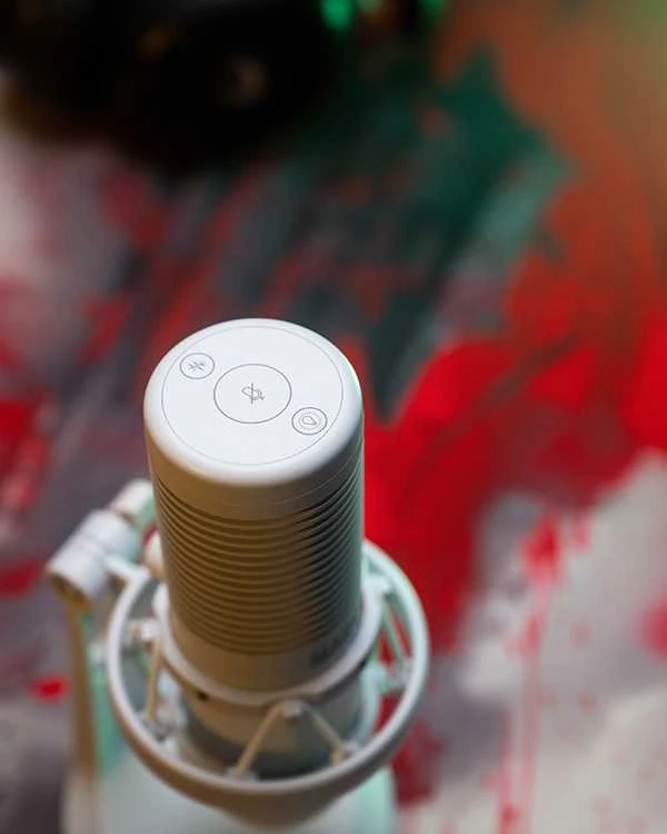 Marvo MIC-07 RGB baltas laidinis mikrofonas |USB