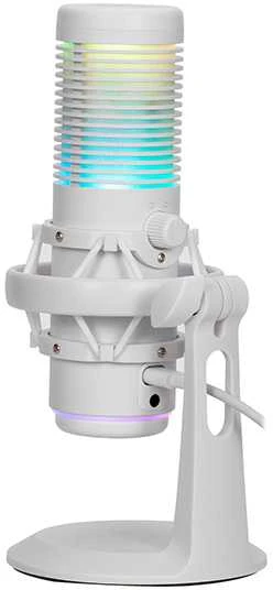 Marvo MIC-07 RGB baltas laidinis mikrofonas |USB
