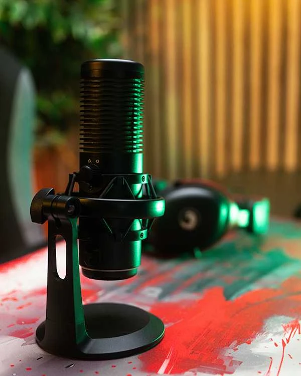 Marvo MIC-07 RGB juodas laidinis mikrofonas |USB