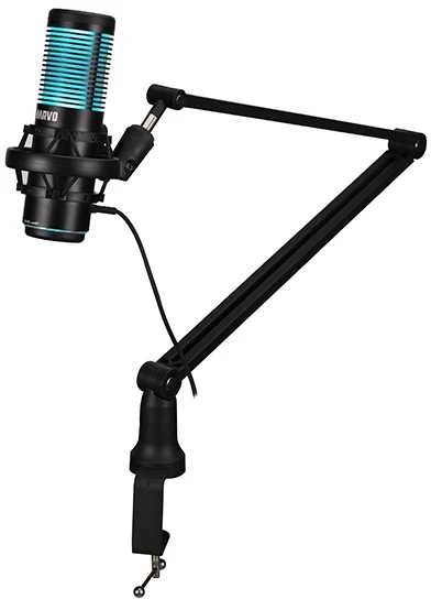 Marvo MIC-07 RGB juodas laidinis mikrofonas |USB