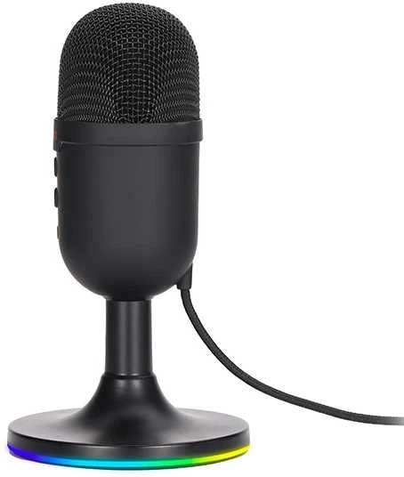 Marvo MIC-06 RGB juodas laidinis mikrofonas |USB