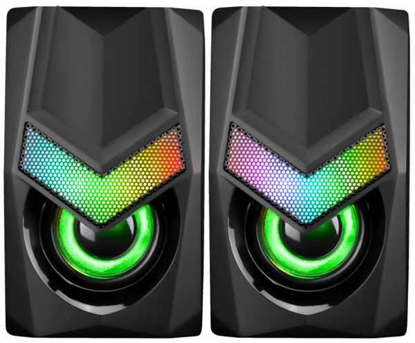 Kompiuterio kolonėlės Marvo SG-118 multimedijos garsiakalbiai LED / 6W / RGB