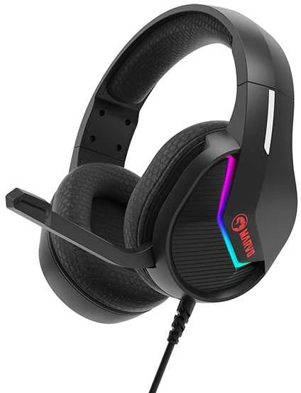 MARVO H8618 ausinės su RGB apšvietimu ir mikrofonu