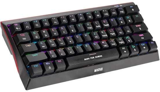 Marvo KG962 60% mechaninė klaviatūra su RGB (US, Mėlynas switch)