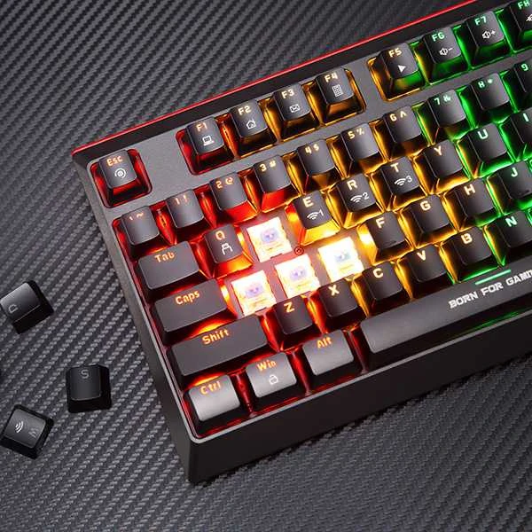 Marvo KG962W Hecate 61WR Trijų režimų žaidimų klaviatūra |Raudona Switch