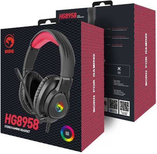 Ausinės Marvo HG8958 Raudona (QMMWM58UGB00)