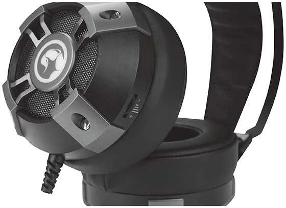 Žaidimų ausinės Marvo HG9015G su USB jungtimi, 7.1 virtualus erdvinis garsas, Juodos
