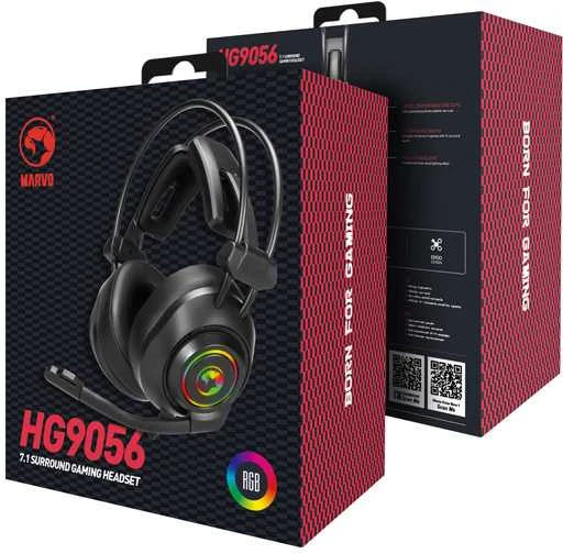 Marvo HG9056 žaidimų ausinės su pakuote