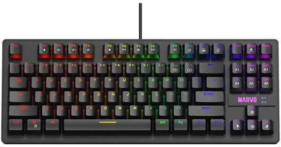 Klaviatūra Marvo KG901 Mėlyna switch (KG901 CZ / SK)